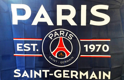 PARIS SAINT GERMAIN Drapeau PSG - Collection Officielle 